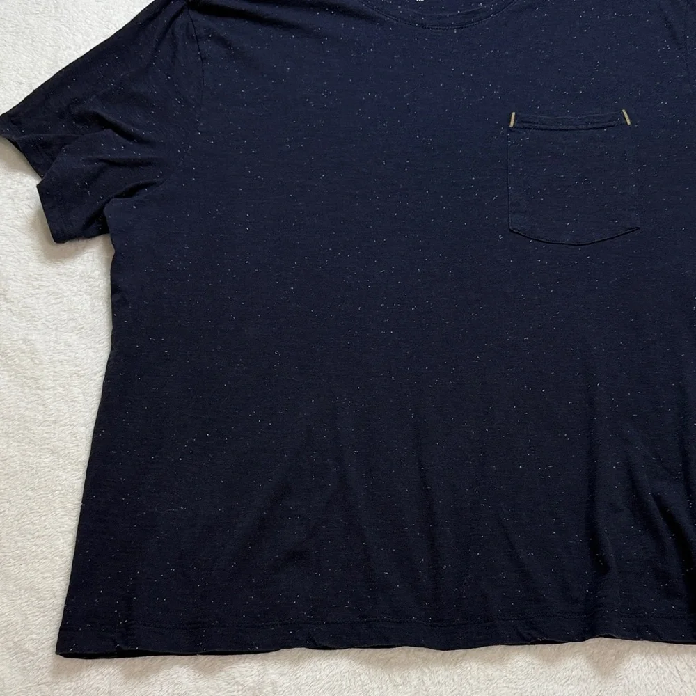 Banana Republic Dark Blue Speckled Short Sleeve Tee